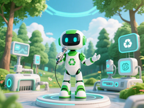 AI 环保小主播